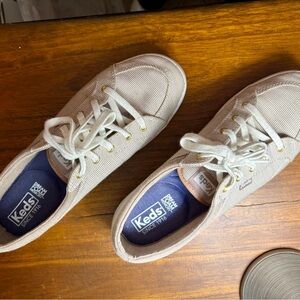 Keds Light Brown Canvas Sneakers